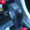 Autres accessoires d'intérieur Nouvelle voiture PU cuir en fibre de carbone pommeau de levier de vitesse ER pour Ford Ecosport Escape Fusion C-Max Energi Wagon Fiest Otgvi