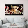 Paintings Famous Picasso Guernica Art Canvas Painting Reproductions On The Wall Posters And Prints Decorative Picture For Living R221k