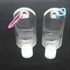 50ML Empty Alcohol Spray Bottle with Key Ring Hook Clear Transparent Plastic Hand Sanitizer Bottles for Travel Lhgua Tatpn