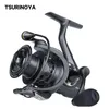 TSURINOYA NA 2000 3000 4000 5000 Spinning Fishing Reel 12KG Max Drag Power Fishing Reel Bass Pike Fishing Line Spool240227