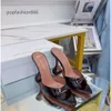 Amina Muaddi Designers Heels donna sandali con tacco alto scarpe a punta fibbia in cristallo abito da sposa estivo cinturino con tacco suola in vera pelle Fashion Shoes7890