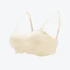 Bras Comicchestexpansionwithoutstrapsunderwearsmallchestconvergenceissignificantlythin No Scar Steel Ring Invisible Strapless Bra