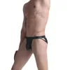 Couro b sexy cuecas jockstrap cuecas masculinas calcinha sissy gay casal bolsa erótica breve para homem gg riefs rief