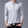 Men's Polos Hot Sell New Fashion Brand Clothing Polo Shirt Sleeve Slim Fit Boys Mandarin Polos Casual Clothing ldd240312