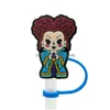 Drinking Straws Custom Hocus Pocus Soft Sile St Toppers Accessories Er Charms Reusable Splash Proof Dust Plug Decorative 8Mm Party Dro Dhdo5