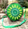 Chinese Embroidered Round Shoulder Bag Small Beach HandBags Women Summer Hollow Handmade Messenger Crossbody Bags 01270227134961837747