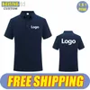 Polos masculinos Kaising de alta qualidade puro algodão polo camisa personalizada impressão design bordado verão e roupas S-4X ldd240312