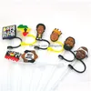 Pailles à boire personnalisées douces Black Lives Matter Sile St Toppers Accessoires ER Charms Bouchon anti-poussière réutilisable anti-éclaboussures décoratif 8 mm Pa Dhkj1