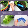 Gun Toys Toy gun dinosaur gun for kids parent-child interaction simple toy electric soft bullet multiple shot soft bullet gifts 240307