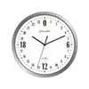 2021 Najnowszy 24 -godzinny projekt tarcza 12 cali zegarowy metalowa rama nowoczesna moda dekoracyjna okrągłe zegar ścienny