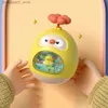 Sand Play Water Fun Duck Water Gun Bath Toys Paddling Tumbler Toy Baby Bathing Children Water Spray Duck Boys Girls Badrum Toy Birthday Presents L240312