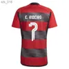 Fans toppar flammengo fotbollströjor 2024 Vidal Arrascaeta Gabi fotbollsskjortor B.Henrique E.ribeiro Camisa Flamengo Outubro Rosa Jerseyh240312