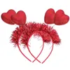 Bandanas 2 pièces Cupidon amour bandeau accessoires saint valentin cadeau Couple faire Po accessoire de cheveux fourniture de mariage fête bandeau Miss