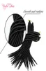 14inch softex raka flätor syntetiska hårförlängningar dreads 24strandspcs faux locs virka syntetiskt flätning hår för svart W7884636