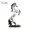 VILEAD résine cheval Statue Morden Art animaux Figurines bureau décoration de la maison accessoires cheval Sculpture année cadeaux 210727328I