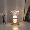 Table Lamps Vase Ornaments Flower Lamp L Bedroom Bedside Home Room Decoration Atmosphere Night Light Touch Dimming Led Desk