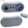 Contrôleurs de jeu Manettes 2.4G contrôleur sans fil manette de jeu manette de jeu pour Super Nintend SNES classique Mini édition Console L24312