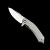 ZT 0095 0095BW couteau pliant en alliage de titane, plein air Camping chasse poche EDC outil ZT0095 couteau