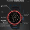 Zegarki na rękę Sanda moda Modna Męskie zegarki LED Digital Outdoor Sport Waterproof wielofunkcyjny chronograf zegarek na nadgarstek dla chłopców