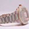 This stainls steel watch embedded with natural diamonds digned specifically for men and featuring VVS clarity diamonds