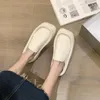 Scarpe slip-on piattaforma donne casual piatto 590 muli chiusi chicchi di zoccoli signore slifori di suola spessa calotta da casa da esterno