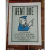 Gemälde ohne Rahmen Alec Monopoly Rent Due HD-Leinwanddruck Heimdekoration Wandkunst Gemälde QylsrH Verpackung2010299O