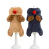 Hundkläder vinter husdjur kläder juldräkt söta hoodies tecknad för liten tygklänning Xmas Cats Dogs308y