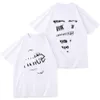 Designer Mens T-shirt V Lone T-shirt Femme Marque Vêtements Été Lettre Impression T-shirt Lâche Polyvalent Col Rond Couple T-shirt High Street Cotton Top Shirt