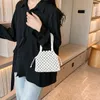 Literary and Minimalist Woven Bag Straw Shoulder Women's Summer Niche Hollowed Out Handmade Handbag