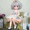 DBS Dream Fairy Doll 16 BJD Snow Queen Mechaniczne ciało z makijażem Włosy Oczy Ubrania Buty Dziewczyny anime SD 240304