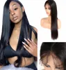 Human Hair Wig Silk Straight Top Quality Malaysian Virgin Lace Front Wig for Black Woman 3880722