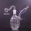 Billigaste bubblar vatten bongs glas vattenpipa bubbler återvinnare rökrör olje dab rigg handtag olje brännare bong för torr ört med 14 mm manlig glasoljeförbränningsrör