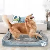 XXL PET Dog łóżko Sofa Sofa Miękki koszyk zmywalny jesienne zimowe ciepłe pluszowe podkładka wodoodporne łóżka dla dużych S 2110212405