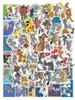 50 Pz / lotto Tom e Jerry Adesivo Gatti e Topo Anni '90 Stampa artistica Decorazioni per la casa Taccuino da parete Telefono Bagagli Laptop Bicicletta Scrapbooking Al5192312