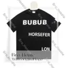 T-shirt de luxe Femmes T-shirts Hommes Burberyy Homme Chemise Designer Chemise Mode Lettre Impression Coton Chemises 4 Saison Vêtements Sport T-shirts Respirant Bur Chemises 939