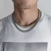 10mm diamant kubansk kedja zirkon halsband mode märke personlighet hip hop mens armband smycken