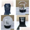 Christmas Decorations Christmas Decorations Gift Snow Globe Classics Letters Crystal Ball With Box Limited For Vip Customer Drop Deliv Dhsoi