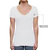 Dames T-shirts Ronde hals Zweetbestendig ondershirt Natuurlijk milieuvriendelijk Anti-transpiratie Shirt Veerkrachtig sweatpak Dames Top Vrouw