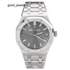 Populär samling AP Watch Royal Oak Series 15500st OO.1220ST.02 Elephant Grey Face Plate Steel King Color Complete Set