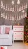 Träd hängande liten tygväska julpåse advent kalender presentpåse juldekorationer älskade av barnen t2i513118757999