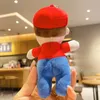 Wholesale 15cm Cartoon Game Character Plush Doll Key Ring Claw Crane Machine Cute Stuffed Plush Keychain