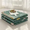 Other Bedding Supplies Flowers Latex Summer Mat Kit Cooling Feel Bed Pad and case Cold Sleeping Bed Mat for Summer Breathable Folding Cool Mat