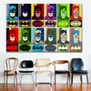 pop art superhero cartoon canvas painting for living room kids room wall art canvas prints posters unframed194o