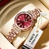 Poedagar Luxury Watch for Woman Diamonds Dress Ladies Wirstwatch Waterproof Date rostfritt stål Kvinnor Watches Female Relojbox 240305