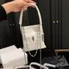 Torba designerska luksusowa worek crossbody mini torba telefoniczna skórzana torba na ramię metalowa torebka torba