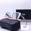 Lunettes de soleil de créateurs pour femmes hommes marque classique de luxe mode UV400 lunettes avec boîte en plein air de haute qualité côte chan chane chael chanl lunettes de soleil