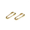 Boucles d'oreilles mode Ins Style bijoux trombone haut de gamme sens créatif tendance femmes