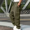 Men's Pants Cargo Loose Straight Clothing Work Wear Japanese Joggers Homme Sports Baggy For Women Trousers