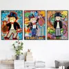 Alec Graffiti Monopoly Millionaire Money Street Art Canvas Painting Poster e stampe Modern Wall Art Immagini per la decorazione domestica292u