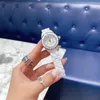 クラシックエレガントなデザイナーウォッチメンズオートマチックファッションシンプルな時計45mmラウンドフルステンレス鋼の女性3色かわいい腕時計
